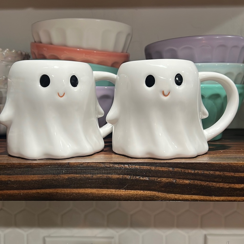 Set of 2✨NEW👻Target Hyde and Eek 2023 Figural Ghost Mug🧡